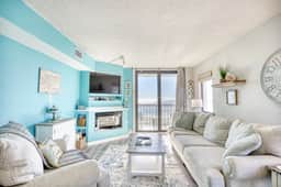 Oceanfront Waterpointe1 407-3b/2b-Sleeps 6-Balcony-WIFI-TV-Pool-Family Friendly