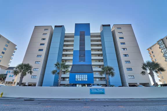 Oceanfront Waterpointe1 1006-3b/2b-Sleeps 6-Balcony-WIFI-TV-Pool-Family Friendly